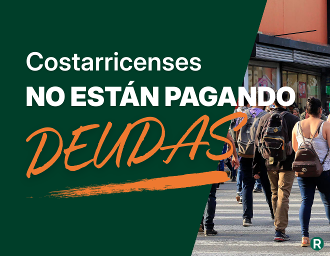 Esta imagen muestra el titulo del artículo "Costarricenses no están pagando deudas"
